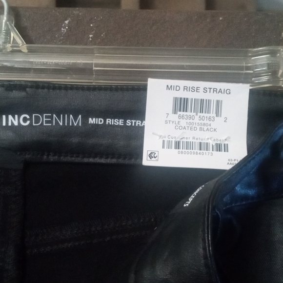 INC mid-rise straight leg pants. - Picture 6 of 7